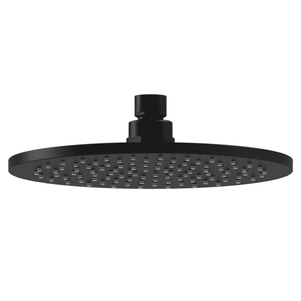200mm HANDEL ROUND RAIN SHOWER HEAD MATT BLACK
