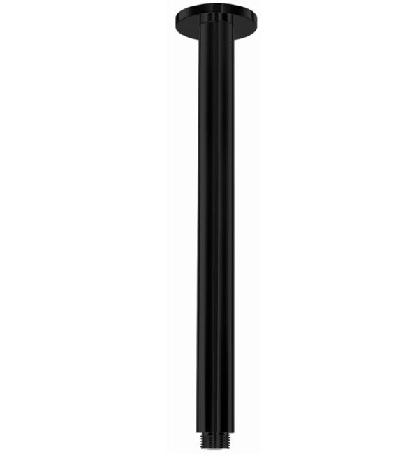 300mm HANDEL ROUND CEILING SHOWER ARM MATT BLACK