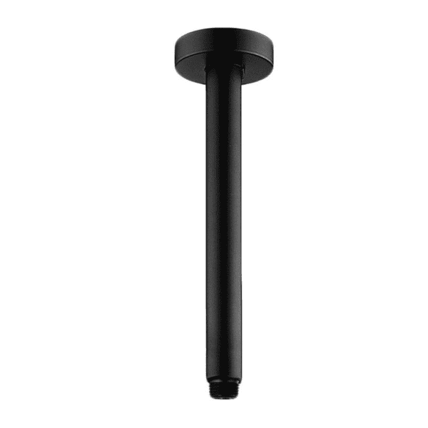 450mm HANDEL ROUND CEILING SHOWER ARM MATT BLACK
