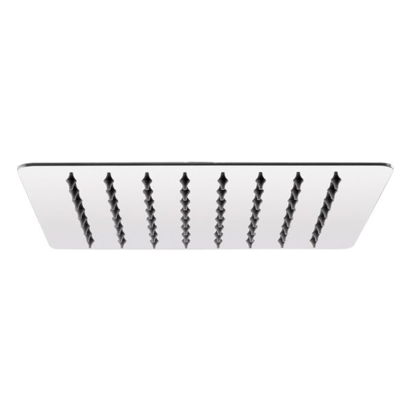 250mm MODERN SQUARE RAIN SHOWER HEAD STAINLESS STEEL