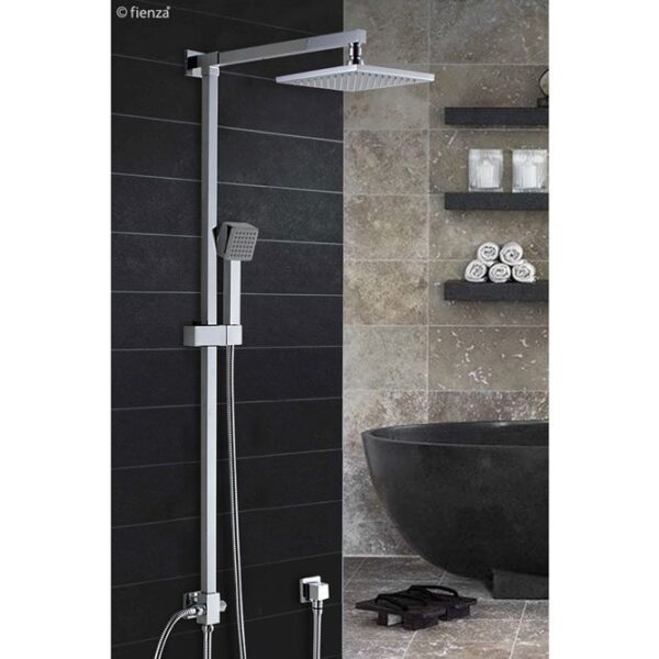 MODENA TWIN 2 IN 1 SHOWER RAIL CHROME - Image 2