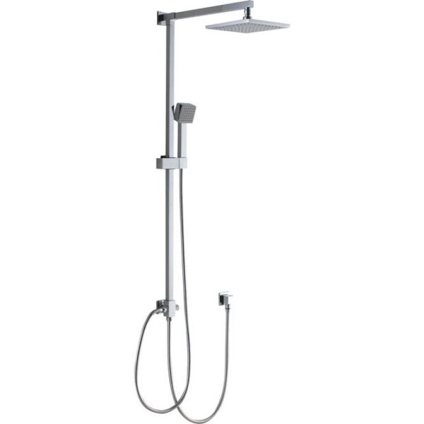 MODENA TWIN 2 IN 1 SHOWER RAIL CHROME