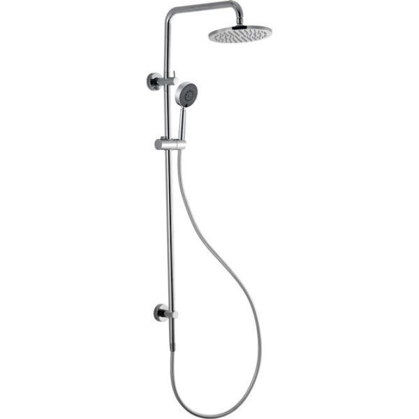 ISABELLA TWIN 2 IN 1 SHOWER RAIL CHROME