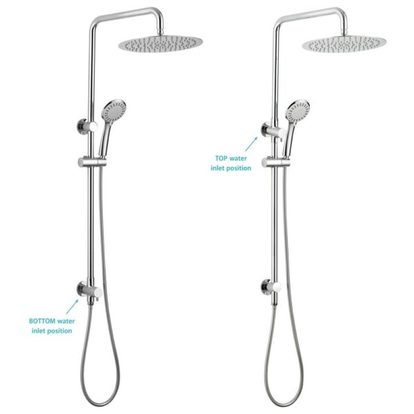STELLA MULTI FUNCTION RAIL SHOWER CHROME - Image 5