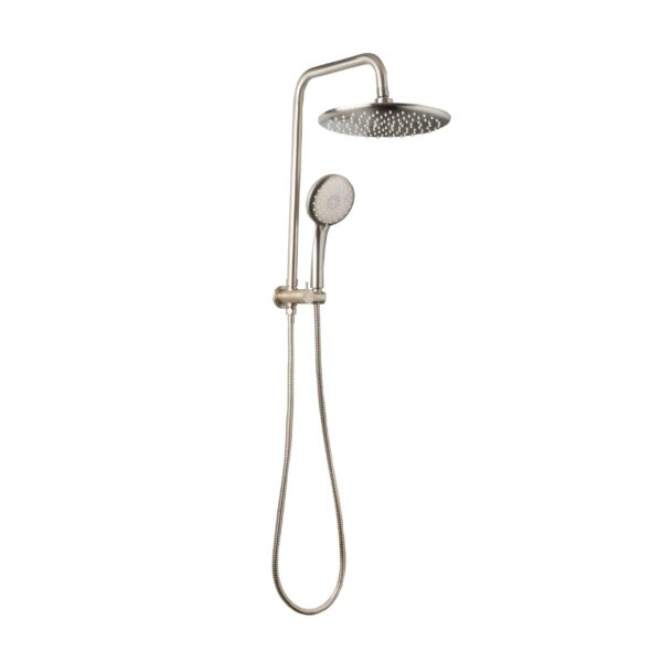 LOUI TWIN SHOWER Brushed Nickel