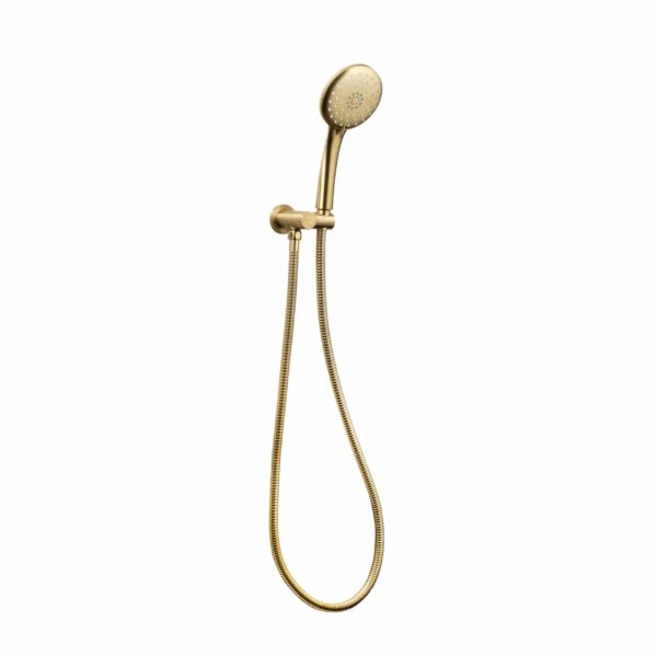 LOUI HAND SHOWER ON BRACKET ROUND Brushed Gold