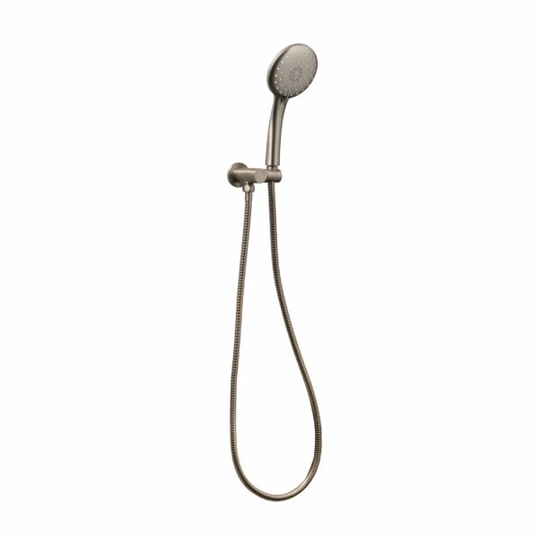 LOUI HAND SHOWER ON BRACKET ROUND Brushed Nickel