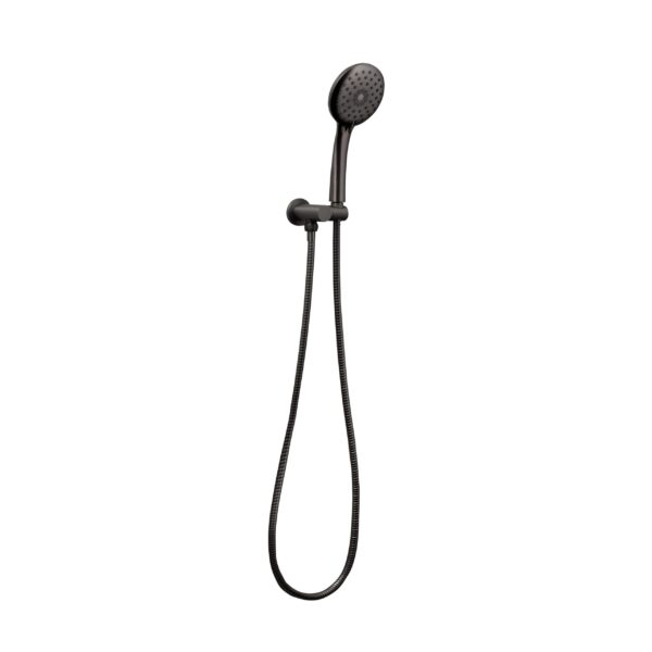 LOUI HAND SHOWER ON BRACKET ROUND Gun Metal