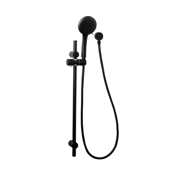 LOUI HAND SHOWER ON RAIL Matte Black